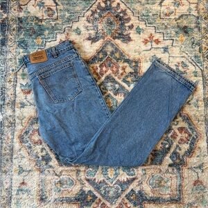 Vintage Levi’s 619 Orange Tab Blue Jeans Size 35